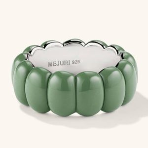 Mejuri Puffy Charlotte Enamel Ring, Size 5